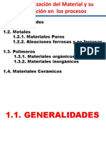 Materiales y Su Utilización en Los Procesos