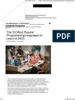 The 10 Most Popular Programming Languages To Learn in 2021