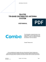 RA-5700 Tri-Band Distributed Antenna System: User Manual