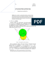 Feuerbach Point-Euler Line