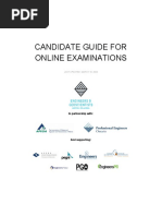 Candidate Guide For Online Examinations: Last Updated: March 10, 2022