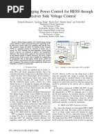 Wireless Charging Power Control For HESS Through Receiver Side Voltage Control