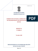 Min. Requirment For 160 KMPH On IR RDSO Report No - CT-20. Rev.2 Nov.2009