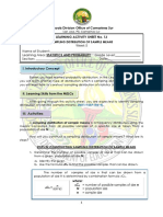 Schools Division Office of Camarines Sur Learning Activity Sheet No. 13