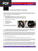 Collimating A Newtonian