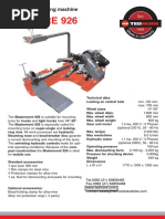 Tedmore 926: Truck Tyre Mounting Machine