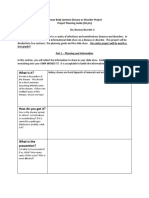 Human Body Systems Disease or Disorder Project