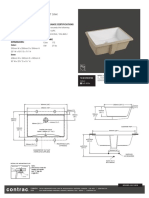 Catena: 20" Rectangular Undermount Sink