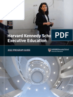 Harvard Kennedy School, Executive Education - Program Guide