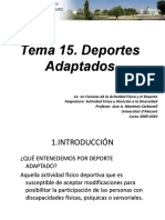 TEMA 15. Deportes Adaptados