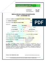 Resolucion de Licencia N 001