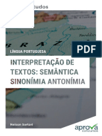 Interpretacao de Textos Semantica Sinonimia e Antonimia Videoaula 6