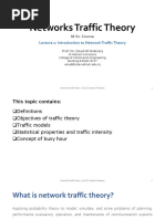 Networks Traffic Theory