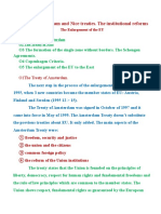 Topic 5.amsterdam and Nice Treaties. The Institutional Reforms