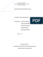 Análisis Seguridad Social y El Derecho Colombiano