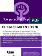 Feminismo de Los 70'