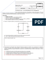 Avaliação de Biologia - Fotossintese e Fluxo Energia 1 Ano PROVA I