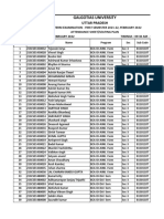 Seating Plan @28TH Feb 2022