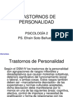 Trastornos de Personalidad