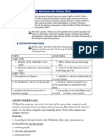 Listening Exercises For Unit 3