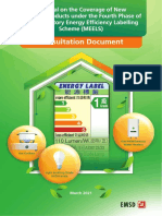 Proposal On The Coverage of New Potential Products Under The Fourth Phase of The Mandatory Energy Efficiency Labelling Scheme