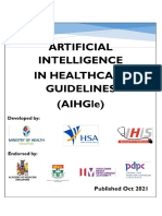 3a Artificial Intelligence in Healthcare Guidelines (AIHGLE) Publishedoct21