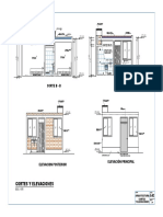 Cortes Y Elevaciones: Corte B - B Corte A - A