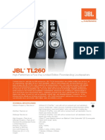 JBL TL260: High-Performance Five-Way Limited Edition Floorstanding Loudspeakers