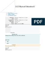 BAED Pedh Grade 12 2122 Short Quiz 4