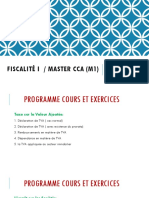 Fiscalité Master CCA