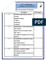 3ème Production - Dictée Je Prépare Mon Examen MME YAHIA LAMIA