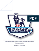 English Premier League Strategic Analysis Recommendations