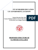 PHYSICS Syllabus UP NEP2020