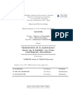 Optimisation de La Maintenance Basée Sur La Fiabilité, Cas D'une Centrifugeuse Discontinue