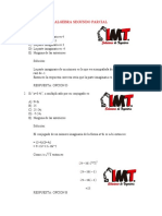 Algebra Segundo Parcial