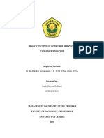 Basic Concepts of Consumer Behavior Consumer Behavior: Dr. Ika Barokah Suryaningsih, S.E., M.M., CRA., CMA., CPIA