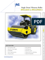 BW213DH-4, BW213PDH-4: Single Drum Vibratory Roller