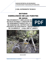 4.01 Estudi Hidrológico de Fuentes de Agua