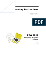 Operating Instructions: Frequency Response Analyser