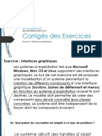 Corrigés Des Exercices: Exercice: Interfaces Graphiques