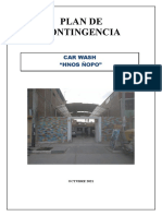 Plan de Contingencia Carwash Ñopo