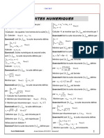 Les Suites Numeriques Serie D Exercices 1