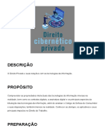 Direito Cibernético Privado