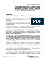 Informe de Necesidad Consultor Organismos Multilaterales