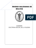 Universidad Salesiana de Bolivia: Dossier Doctrina Social de La Iglesia