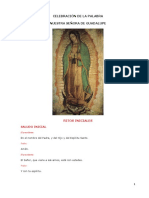 Celebración de La Palabra Virgen de Guadalupe