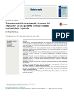 Tratamiento de Fisioterapia en El Del Empujador en Una Paciente Institucionalizada Con Hemiplejía Izquierda