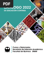 Catalogo de Cursos y Diplomados SEA FQ UNAM 2022 Feb