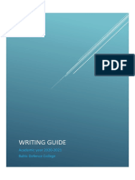 Guide For Academic Writing