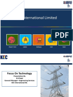 KEC International Limited: Power T & D Cables Railways Civil Solar